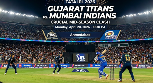 Gujarat Titans Take on Mumbai Indians in Crucial IPL 2026 Clash